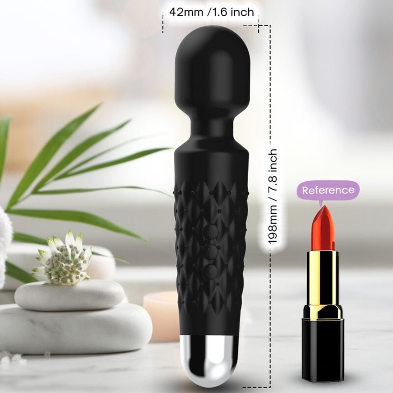 ARMONY - POSTMAN MASSAGER & VIBRATOR SUPER FLEXIBLE HEAD BLACK - 2