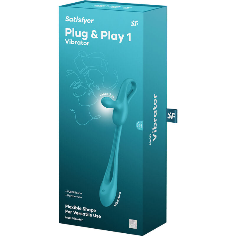 SATISFYER - PLUG & PLAY 1 FLEXIBLE MULTIVIBRATOR - 6