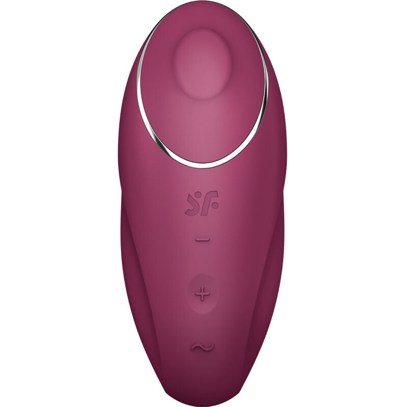 SATISFYER - TAP & CLIMAX 1 LAY-ON VIBRATOR GREY - 4