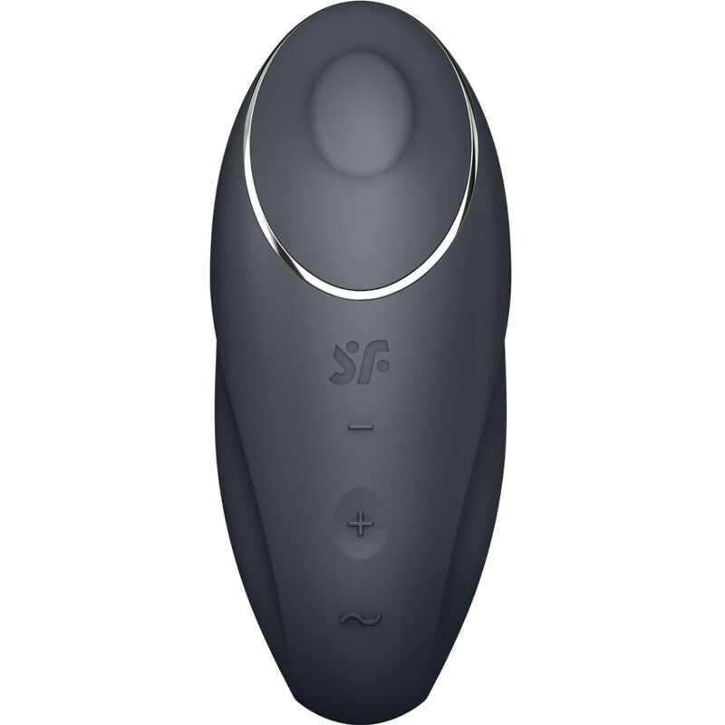 SATISFYER - TAP & CLIMAX 1 LAY-ON VIBRATOR GREY - RED - 11