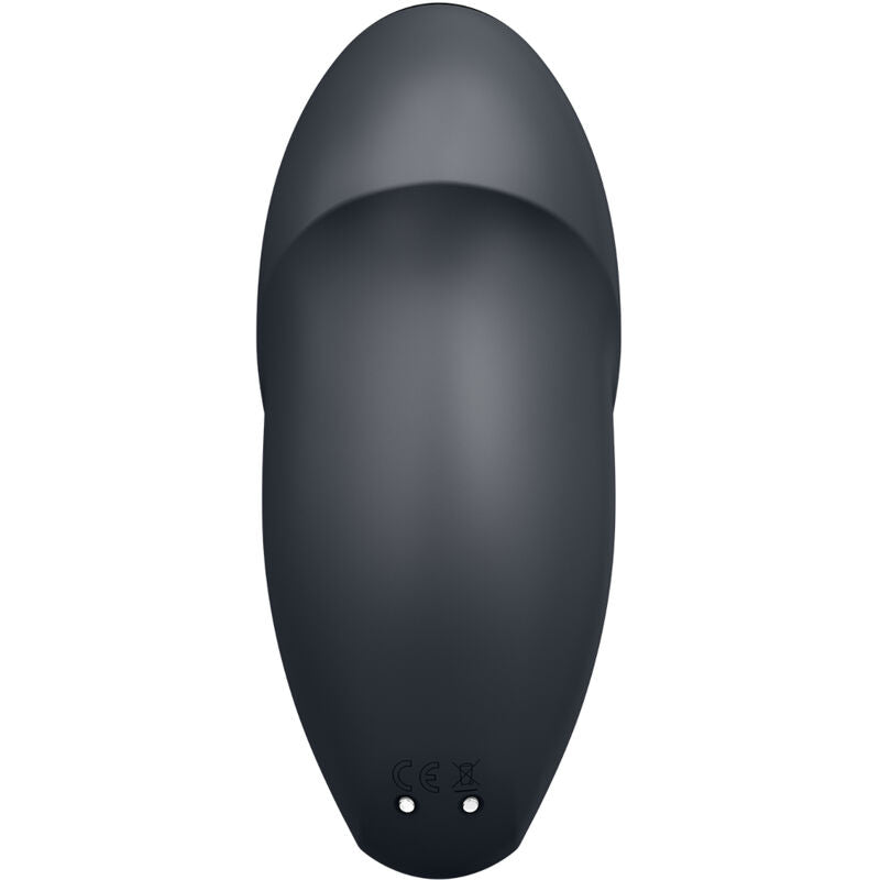 SATISFYER - TAP & CLIMAX 1 LAY-ON VIBRATOR GREY - RED - 9