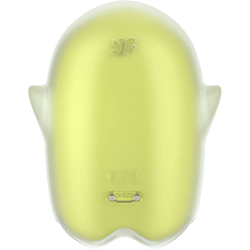 SATISFYER - GLOWING GHOST AIR PULSE & VIBRATOR WHITE - 5