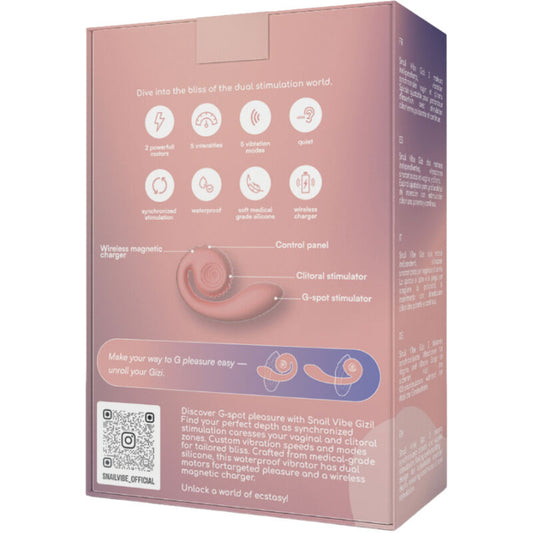 SNAIL VIBE - GIZI ESTIMULATEUR DUAL ROSA
