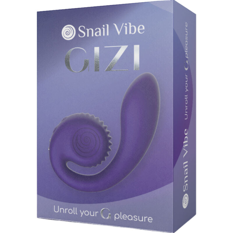 SNAIL VIBE - GIZI DUAL STIMULATOR TIFFANY - PURPLE - 8