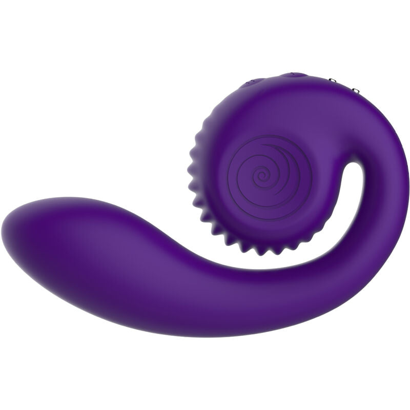 SNAIL VIBE - GIZI DUAL STIMULATOR TIFFANY - PURPLE - 7
