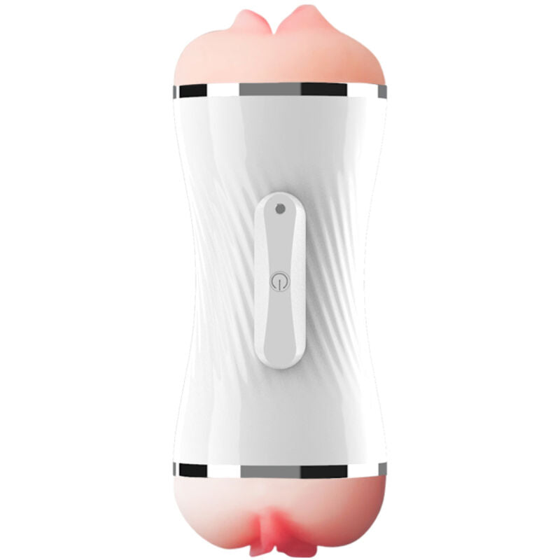 ARMONY - DOUBLE VAGINA & MOUTH VIBRATOR MASTURBATOR WHITE - 4
