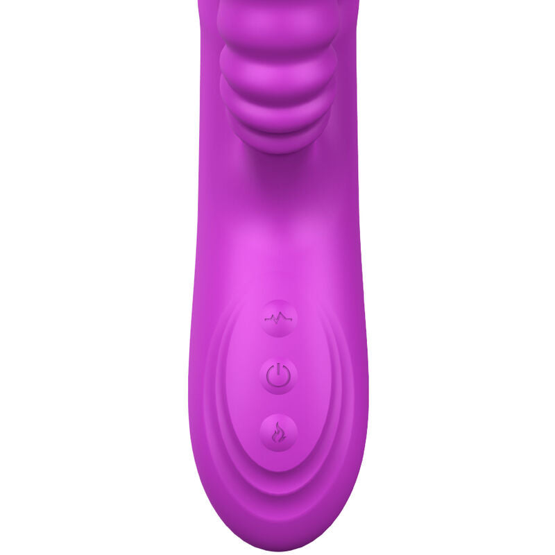 ARMONY - ANGELIA MULTIFUNCTIONAL VIBRATOR WITH PURPLE DOUBLE TONGUE AND HEAT EFFECT