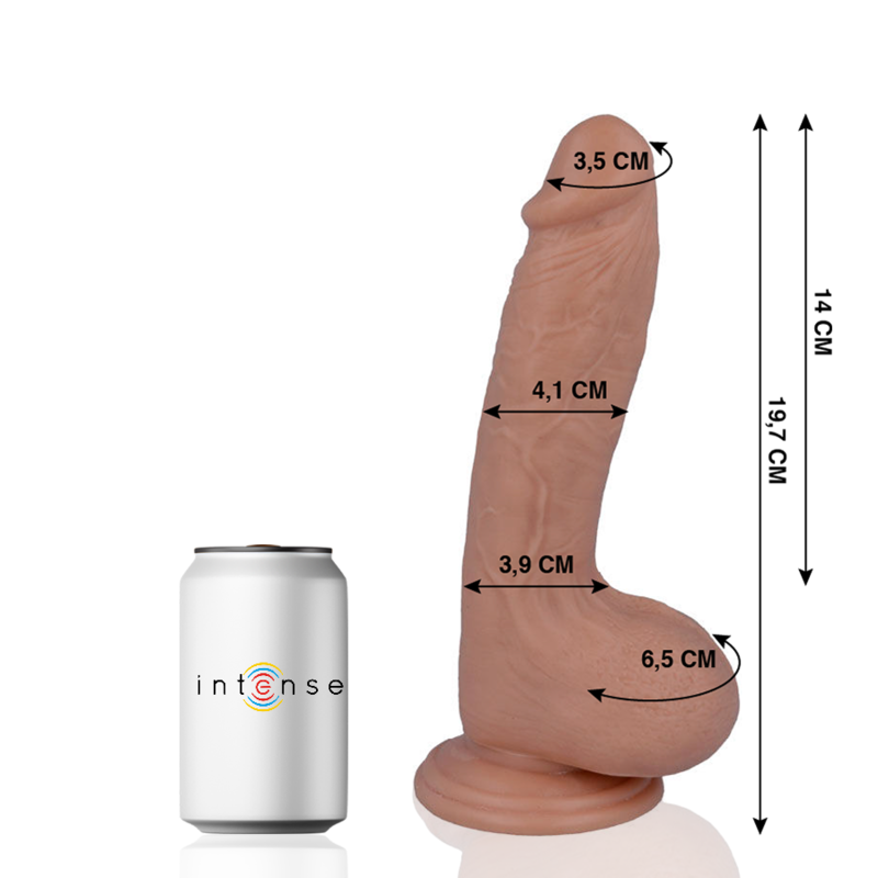 MR INTENSE - 17 REALISTIC COCK 19.7 CM -O- 4.1 CM - 3