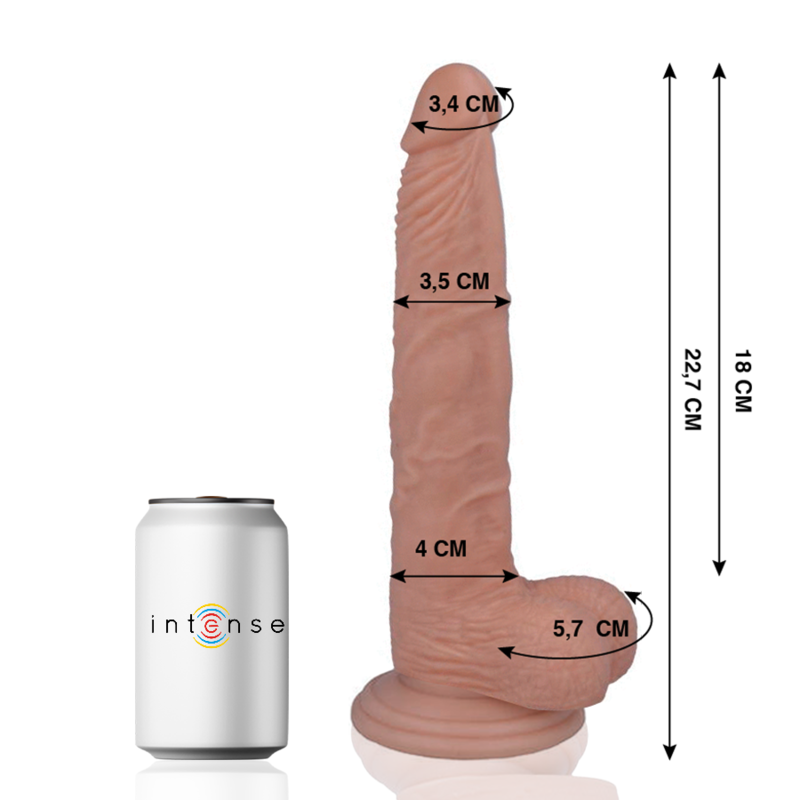 MR INTENSE - 29 REALISTIC COCK 22.7 CM -O- 3.5 CM - 1