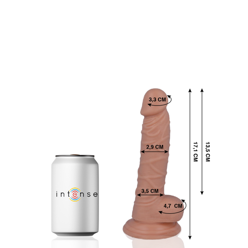 MR INTENSE - 7 REALISTIC COCK 17.1 CM -O- 2.9 CM - 6