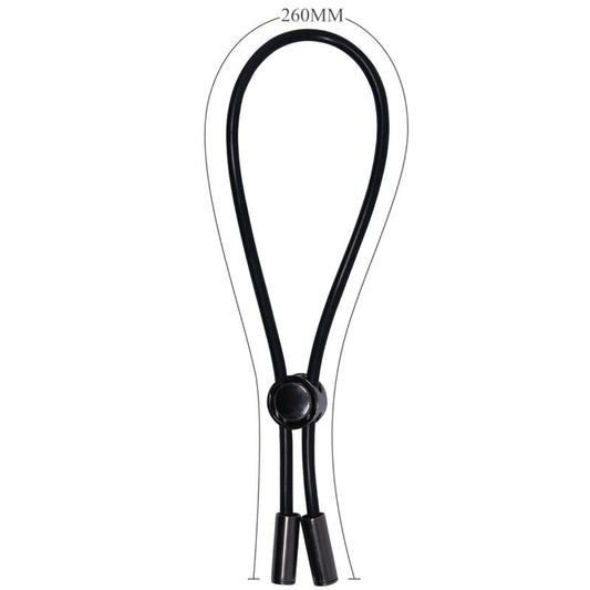 PRETTY LOVE - COCK AND TESTICLE RING WITH STRING