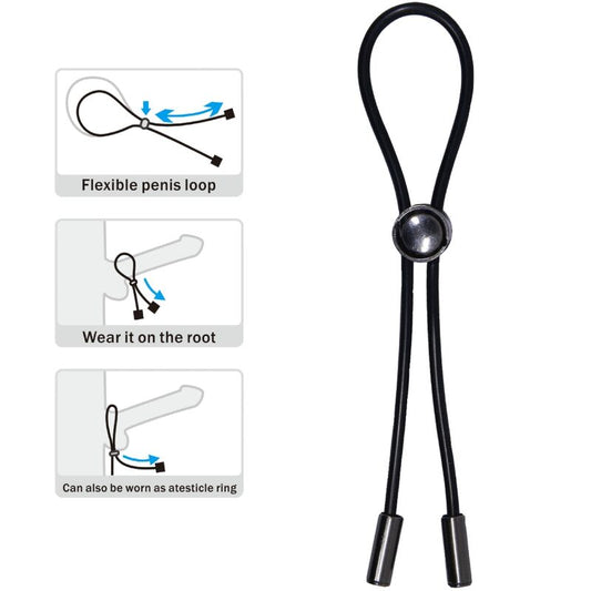 PRETTY LOVE - CORD PENIS RING AND TESTICLES - 1