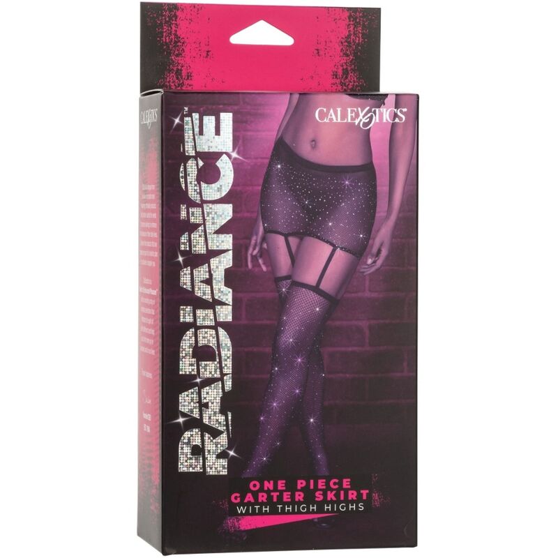 CALEXOTICS - RADIANCE GARTER SKIRT THIGH HIGHS - 3