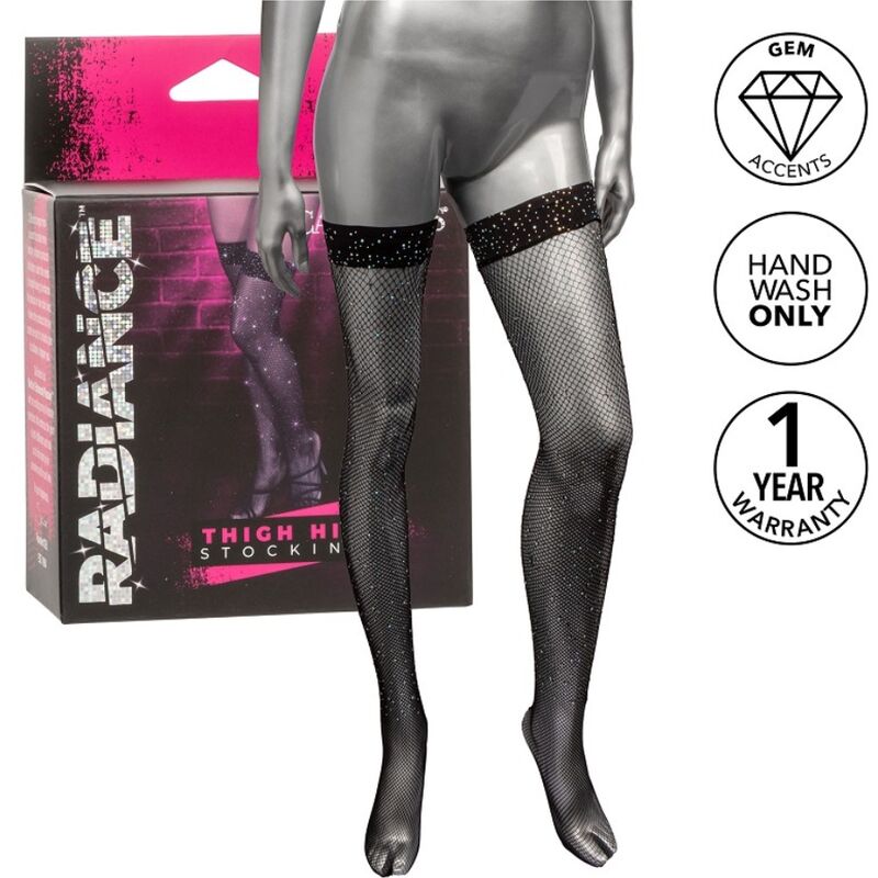 CALEXOTICS - RADIANCE THIGH HIGH STOCKINGS RHINE - 4