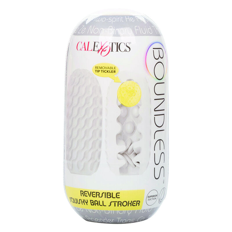 CALEXOTICS - BOUNDLESS REVERSIBLE SQUISHY BALL STROKE GREY - 5