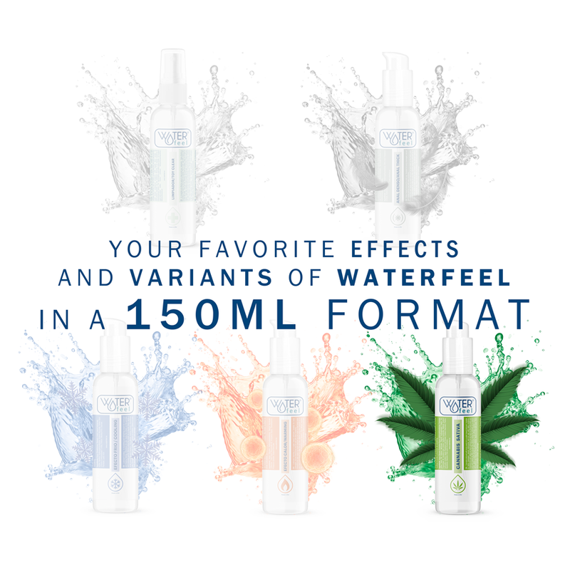 WATERFEEL - LUBRIFICANTE ALLA CANNABIS 150 ML - Secretroomsexyshop