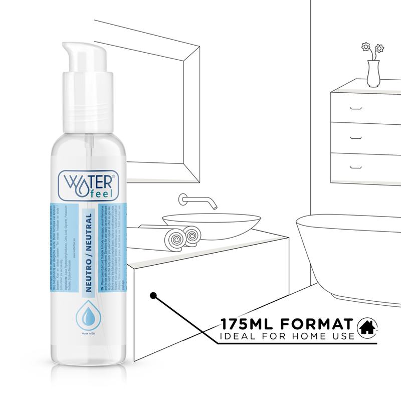 WATERFEEL - LUBRIFICANTE NATURALE 175 ML - Secretroomsexyshop