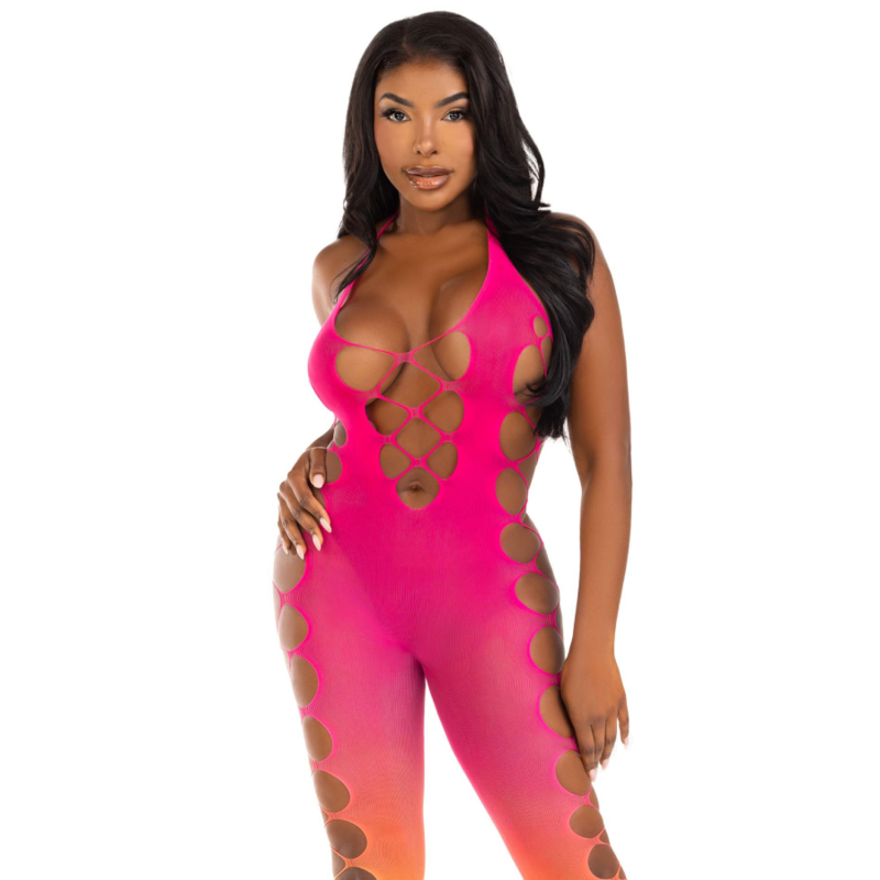 LEG AVENUE - ANKLE BODYSTOCKING SUNSET - 4