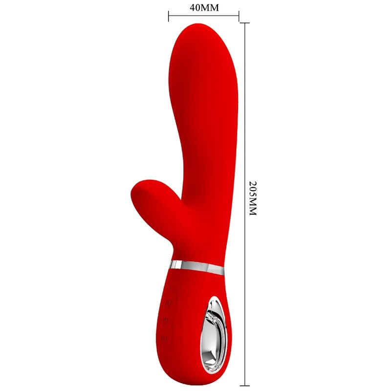 PRETTY LOVE - THOMAS MULTIFUNCTION G-SPOT VIBRATOR RED - 4