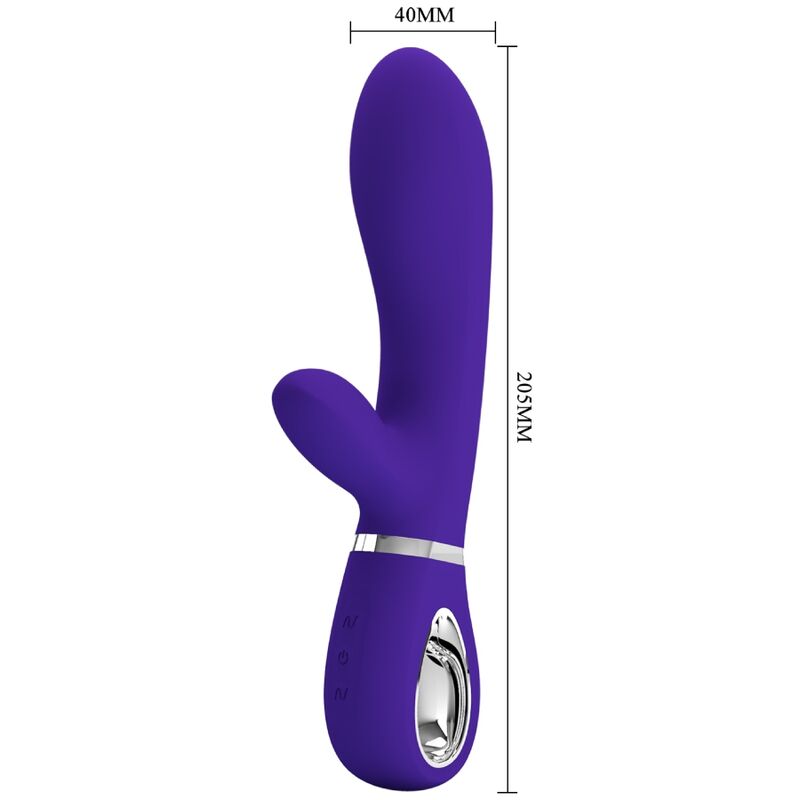 PRETTY LOVE - THOMAS MULTIFUNCTION G-SPOT VIBRATOR PURPLE - 6
