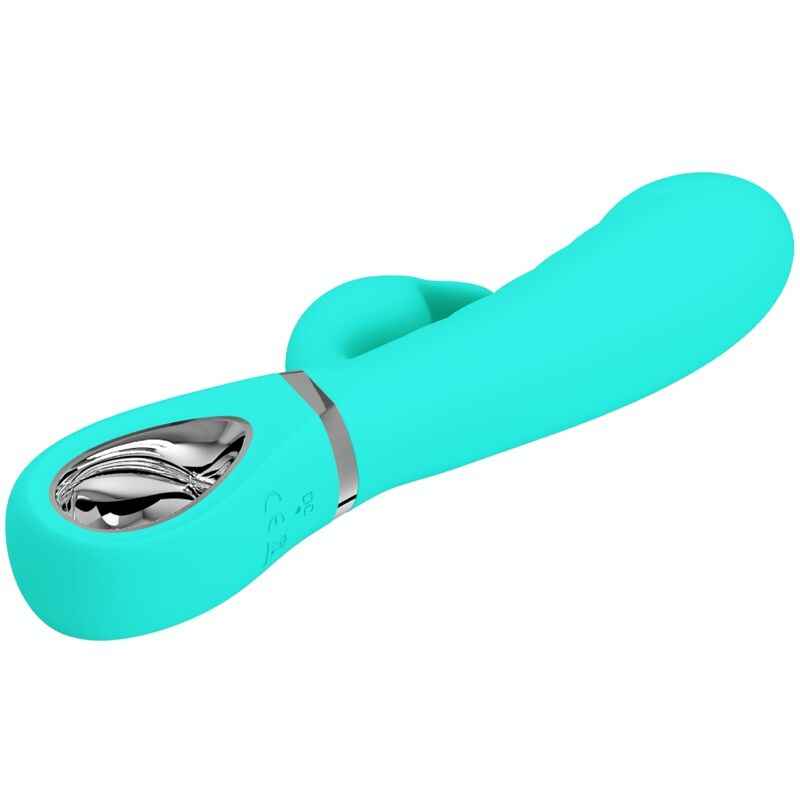 PRETTY LOVE - PRESCOTT MULTIFUNZIONE G-SPOT VIBRATOR AQUA GREEN - Secretroomsexyshop
