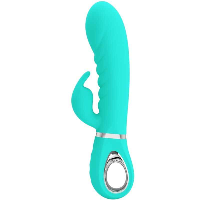 PRETTY LOVE - PRESCOTT MULTIFUNZIONE G-SPOT VIBRATOR AQUA GREEN - Secretroomsexyshop