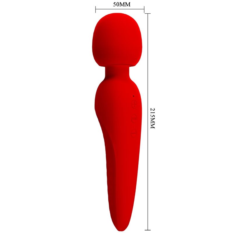 PRETTY LOVE - MEREDITH MASSAGER 12 VIBRATION MODES RED - 6