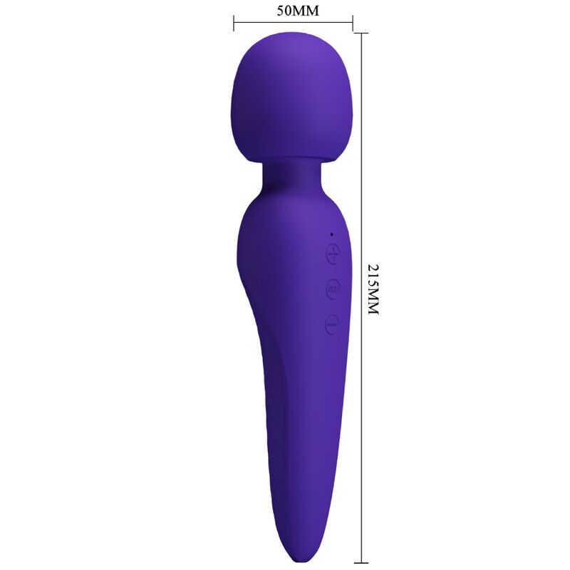 PRETTY LOVE - MEREDITH MASSAGER 12 VIBRATION MODES PURPLE - 8