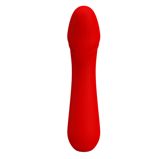 PRETTY LOVE - CETUS RECHARGEABLE VIBRATOR RED - 1