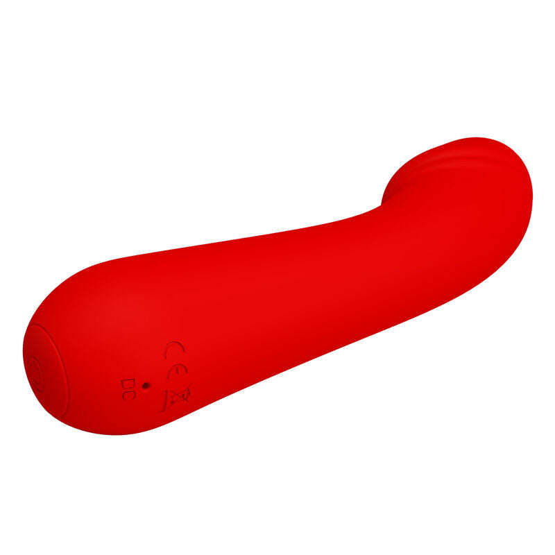 PRETTY LOVE - CETUS RECHARGEABLE VIBRATOR RED - 5
