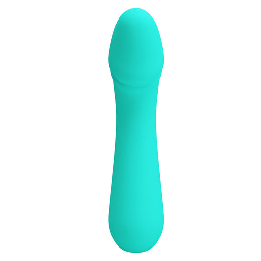 PRETTY LOVE - CETUS RECHARGEABLE VIBRATOR AQUA GREEN - 1