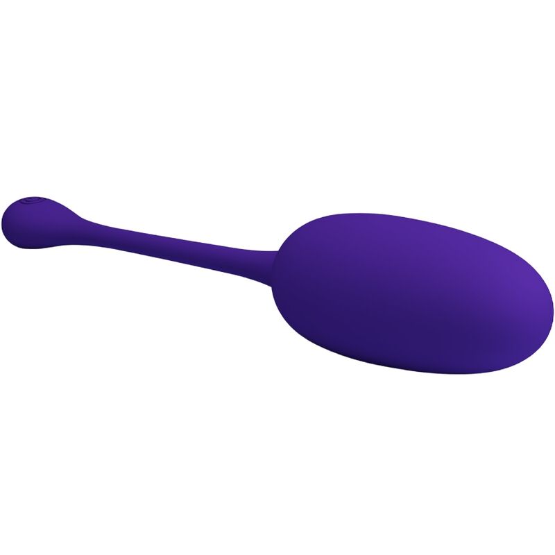 PRETTY LOVE - KNUCKER PURPLE RECHARGEABLE VIBRATING EGG - 4