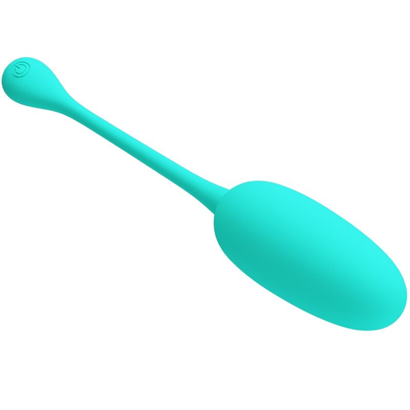 PRETTY LOVE - KNUCKER WATER GREEN RECHARGEABLE VIBRATING EGG - 9