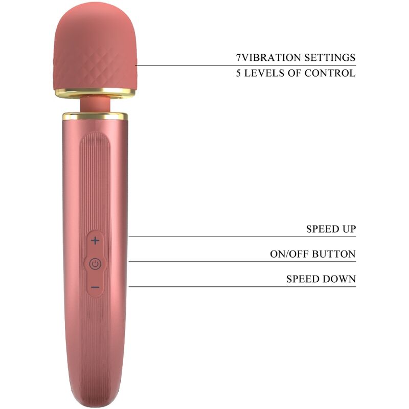 PRETTY LOVE - MASSAGER 7 VIBRATION MODES PINK - 7