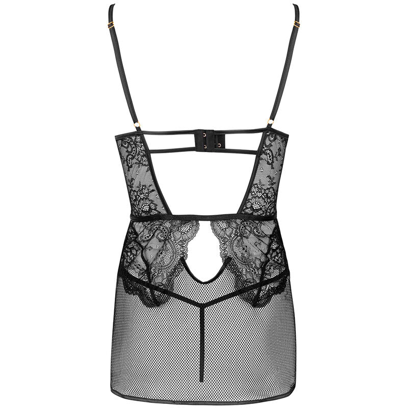 LIVCO CORSETTI FASHION - BARIRIN LC 90633 SHIRT + PANTY BLACK - S/M - 11