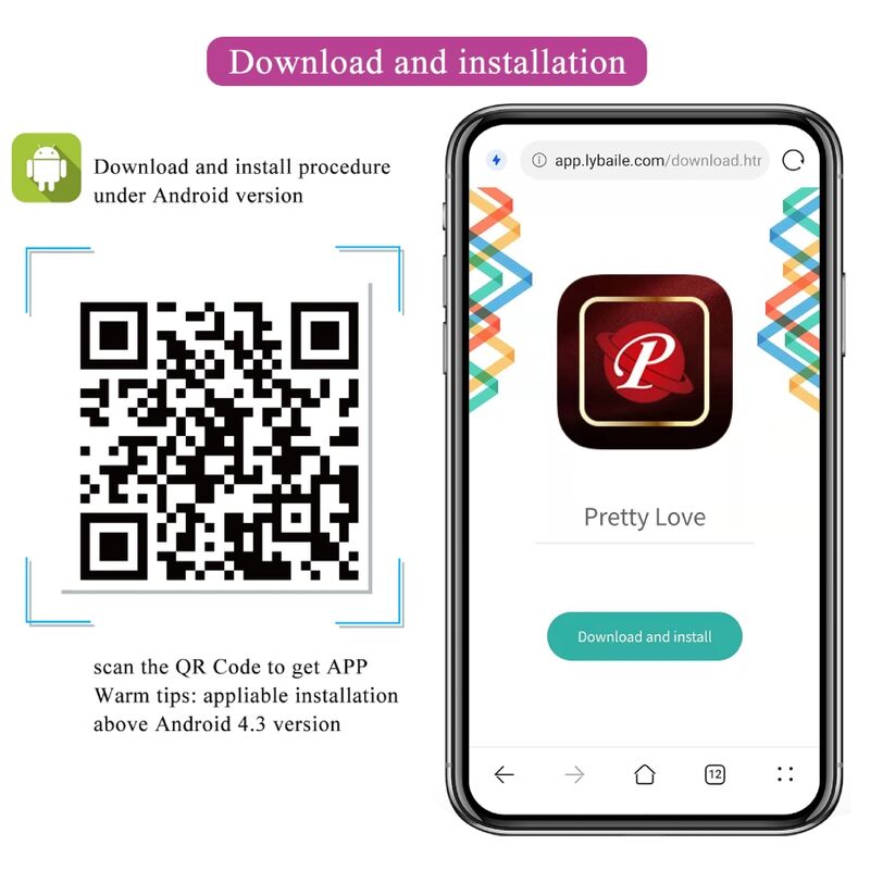 PRETTY LOVE - JEFFERSON APP CONTROLLED ANAL PLUG PURPLE - 12