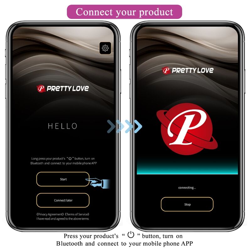 PRETTY LOVE - JEFFERSON APP CONTROLLED ANAL PLUG PURPLE - 6