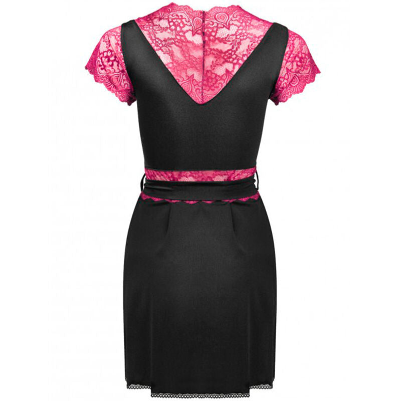 LIVCO CORSETTI FASHION - KUMIKO LC 90428 DRESSING GOWN + PANTY BLACK S/M - 1