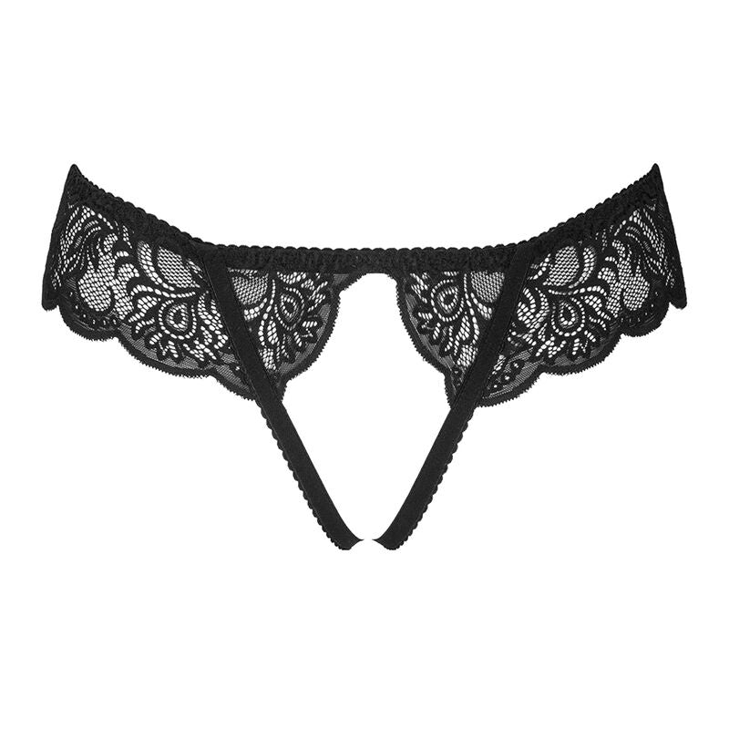 LIVCO CORSETTI FASHION - LOVE STORY LC 90679 PANTY CROTCHLESS BLACK - 1