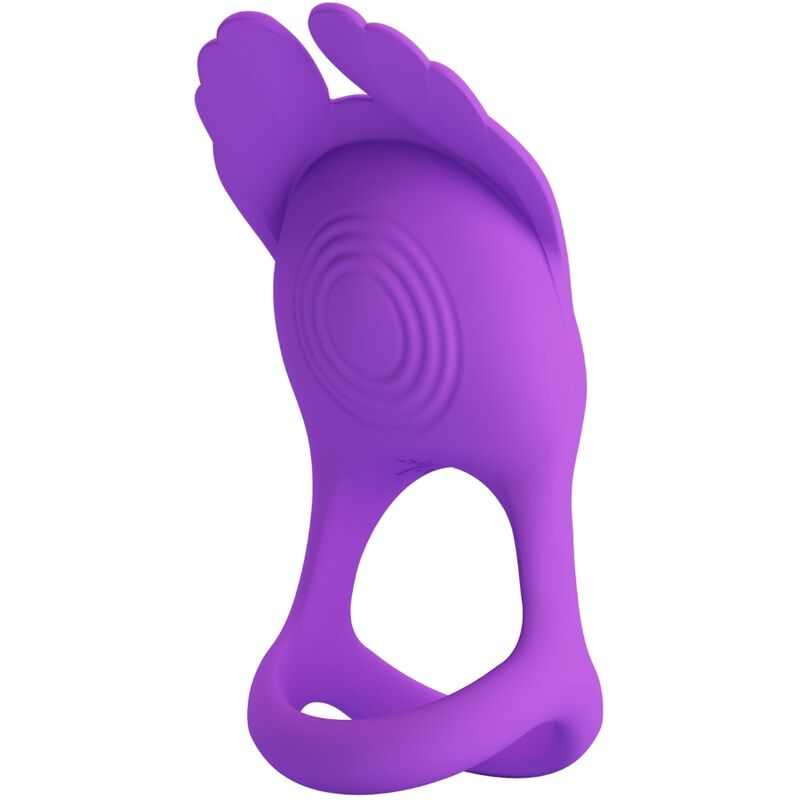 PRETTY LOVE - SILAS VIBRANT PENIS RING 7 VIBRATIONS PURPLE SILICONE - 9