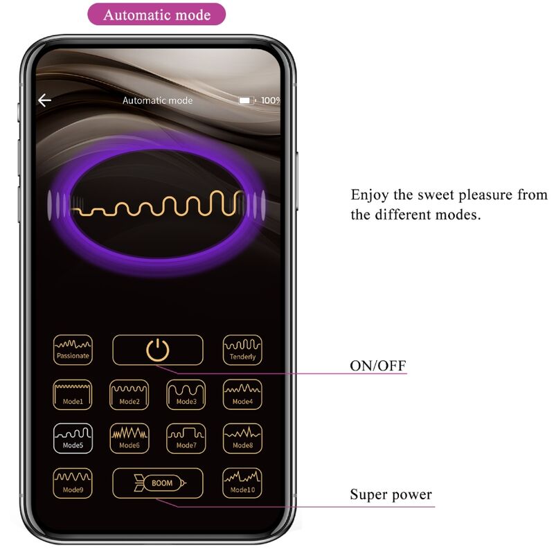 PRETTY LOVE - BILLY VIBRATION REMOTE CONTROL PURPLE FREE APP - 16