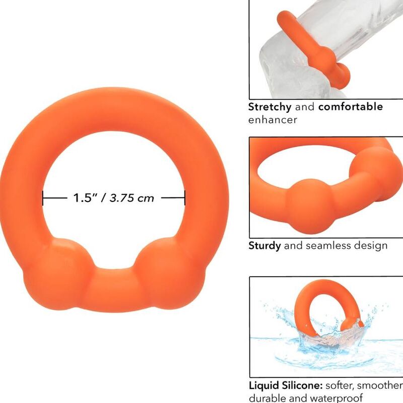 CALEXOTICS - ALPHA DUAL BALL RING ORANGE - 4