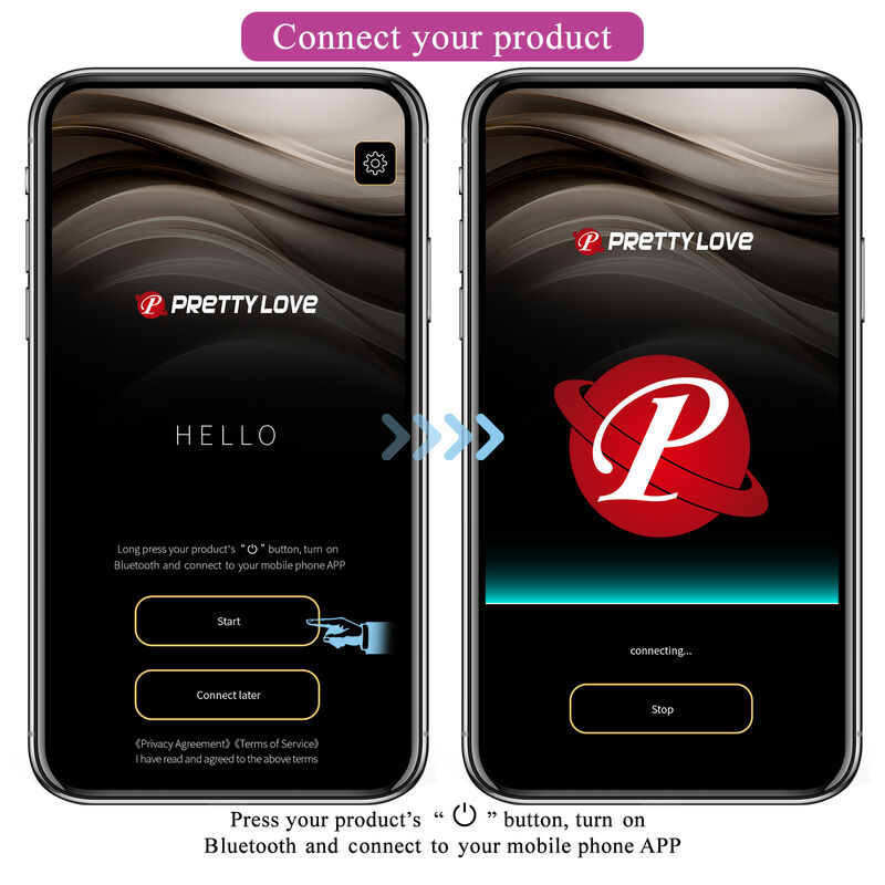 PRETTY LOVE - HECTOR ELECTROSHOCK VIBRATOR BY APP CONTROL PURPLE - 13
