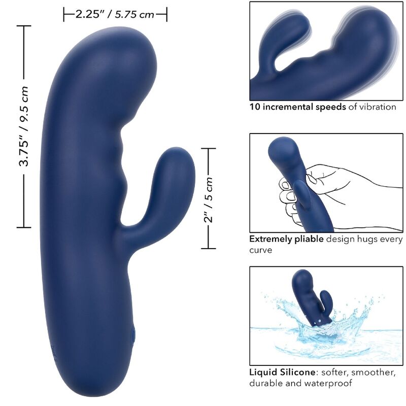 CALEXOTICS - CASHMERE SILK DUO BLUE - 8