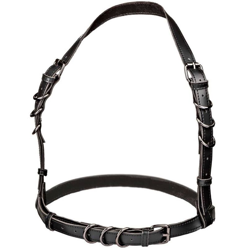 CALEXOTICS - EUPHORIA HALTER BUCKLE HARNESS BLACK - 4