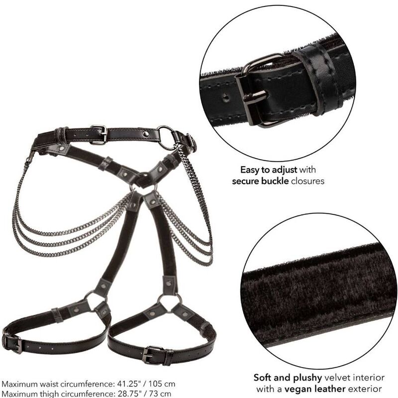 CALEXOTICS - EUPHORIA MULTI CHAIN THIGH HARNESS - 3