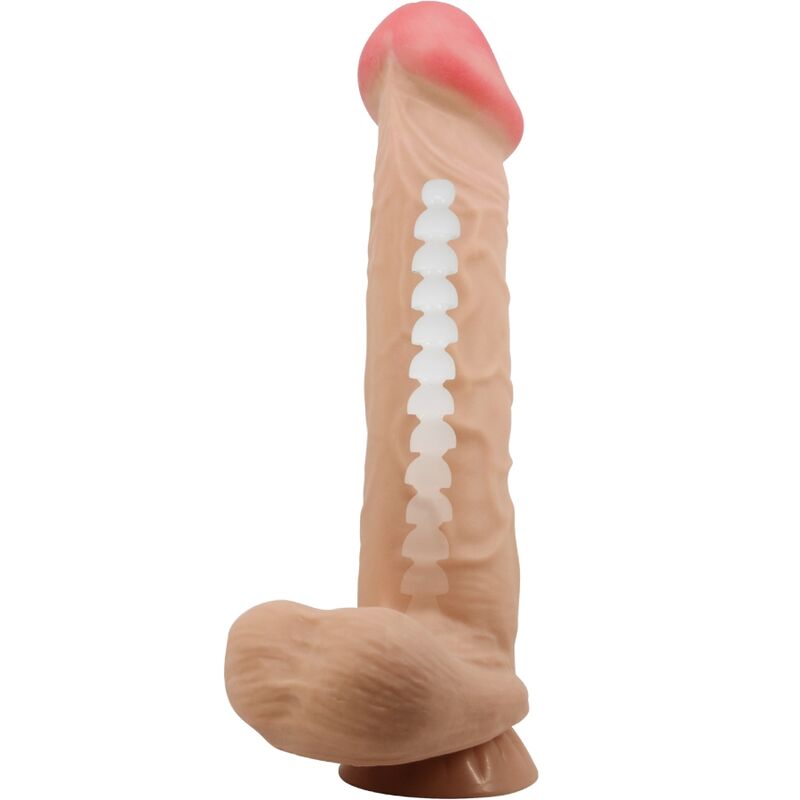 PRETTY LOVE - SLIDING SKIN SERIES REALISTIC DILDO WITH SLIDING SKIN SUCTION CUP FLESH 26 CM - 6