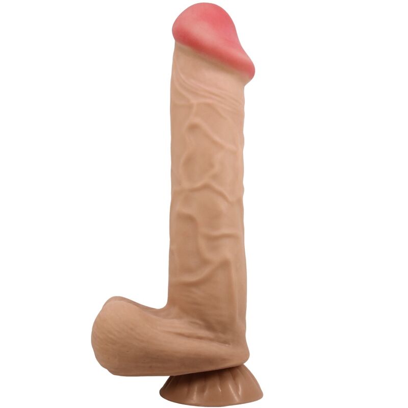 PRETTY LOVE - SLIDING SKIN SERIES REALISTIC DILDO WITH SLIDING SKIN SUCTION CUP FLESH 26 CM - 5