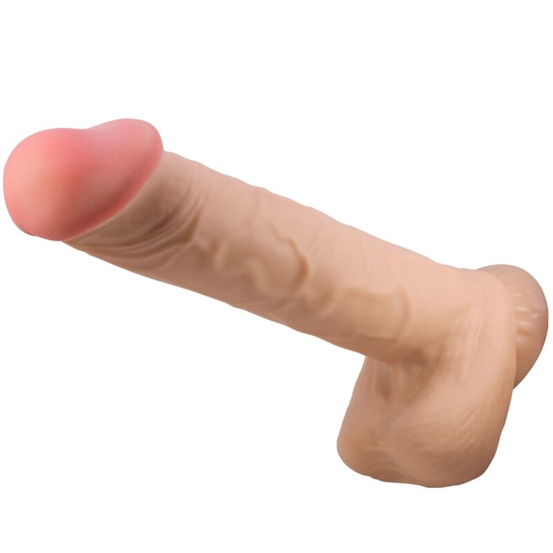 PRETTY LOVE - SLIDING SKIN SERIES REALISTIC DILDO WITH SLIDING SKIN SUCTION CUP FLESH 26 CM - 7