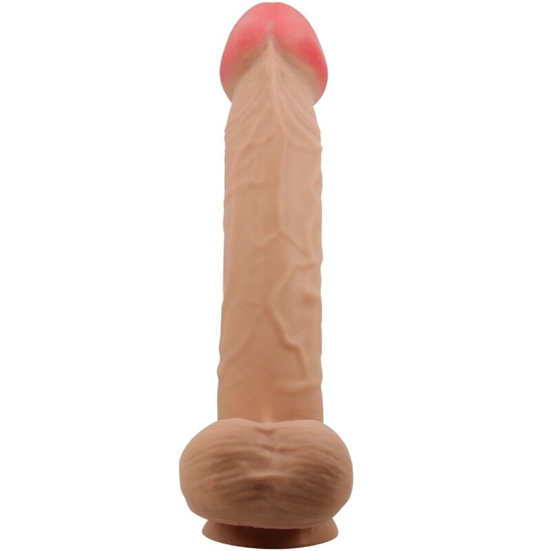 PRETTY LOVE - SLIDING SKIN SERIES REALISTIC DILDO WITH SLIDING SKIN SUCTION CUP FLESH 26 CM - 2